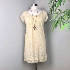 Pull & Bear Lace Dress, Size Small
